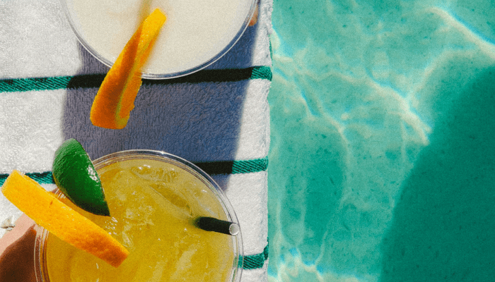 cocktails by the pool