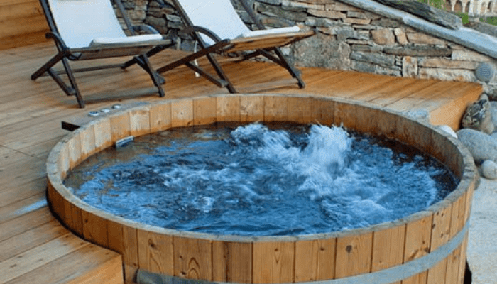 above ground pool
