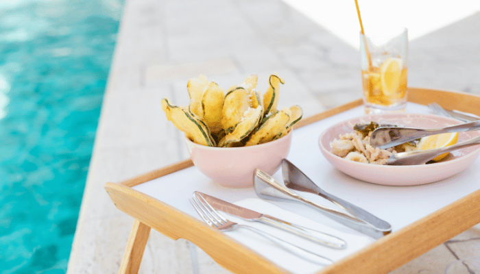 poolside party menu