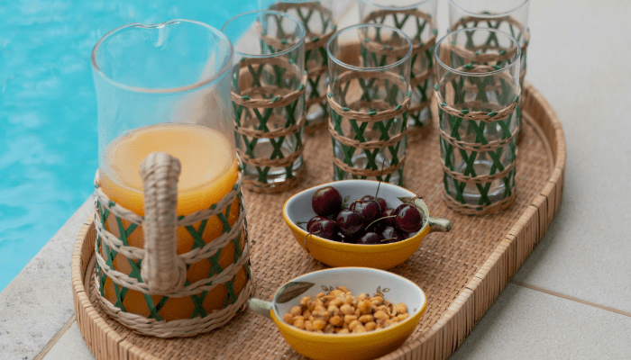 poolside dishes